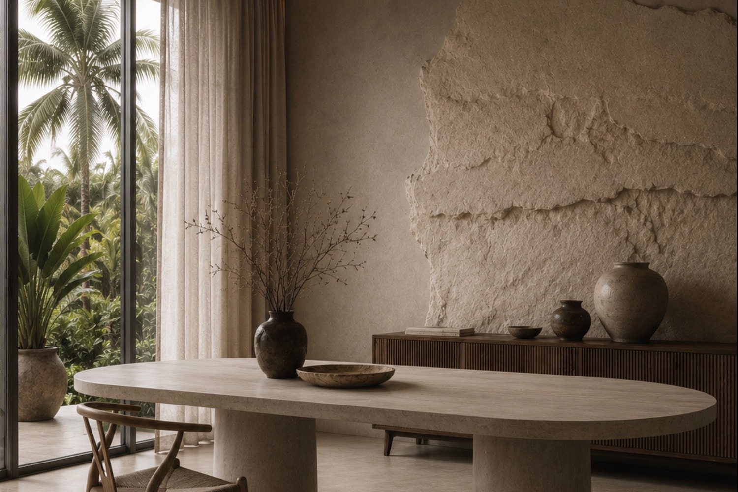A space finished in Crustal by Stoopen & Meeûs.