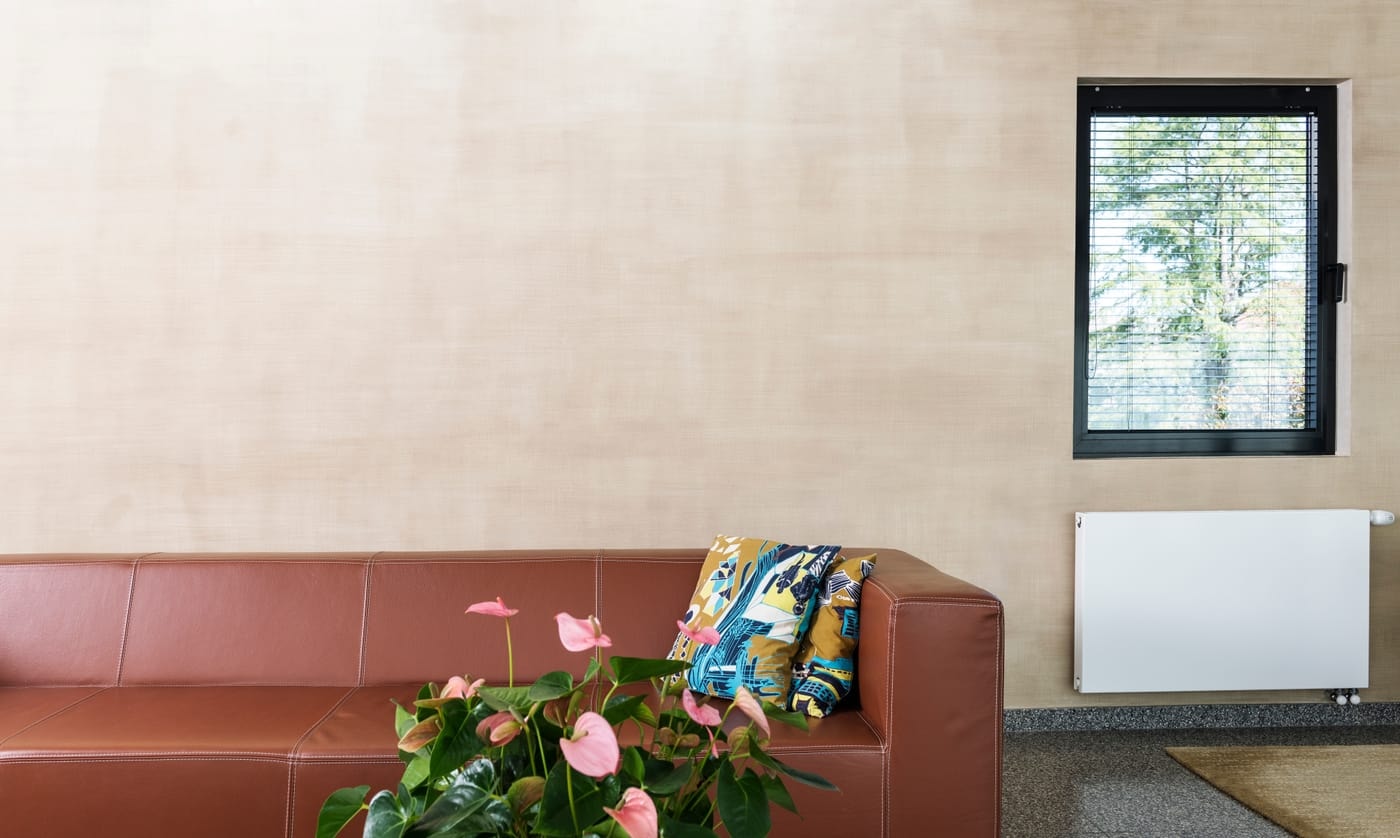 A space finished in LimePaint by Stoopen & Meeûs.