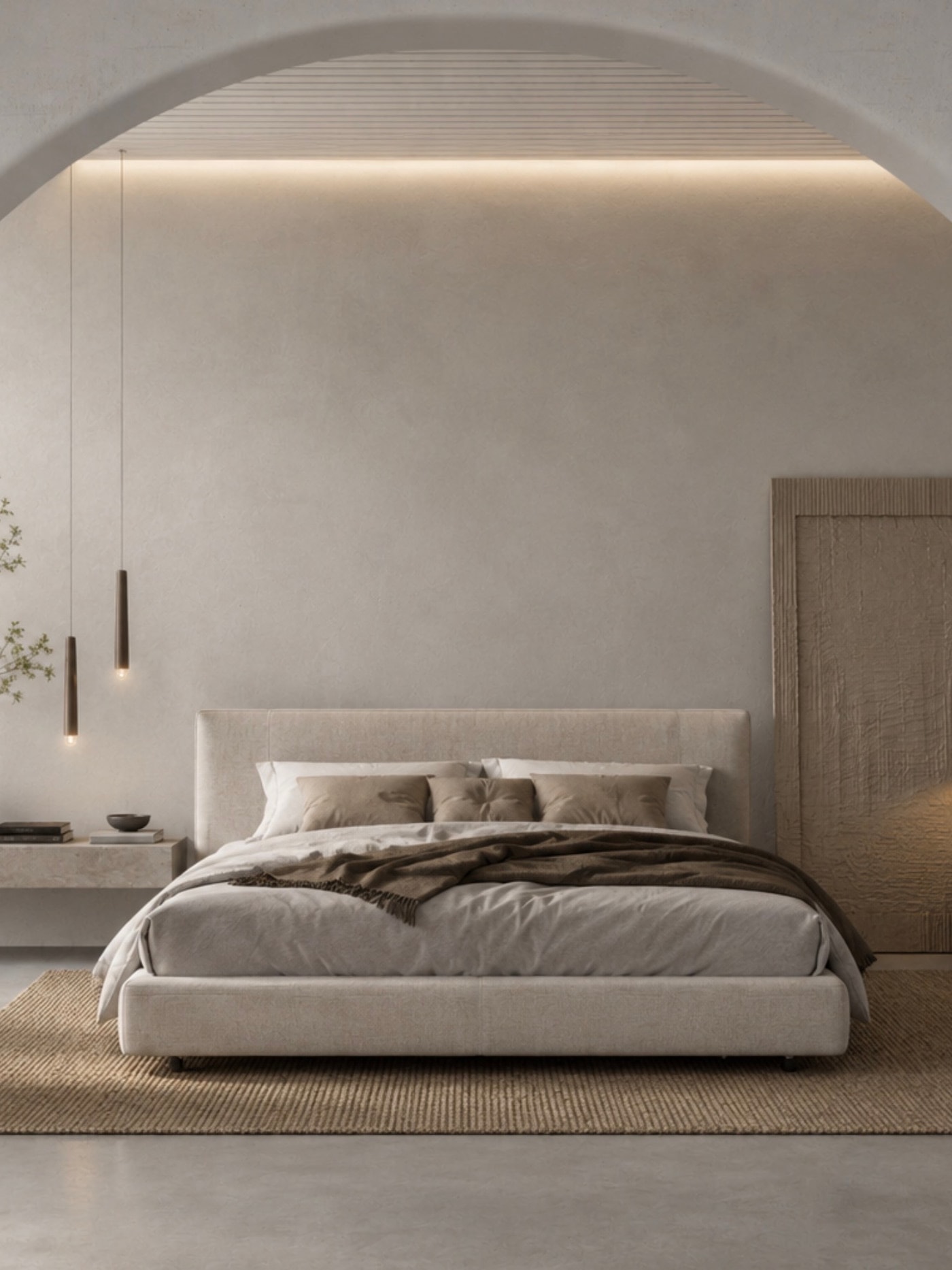 A space finished in LimeStucco by Stoopen & Meeûs.