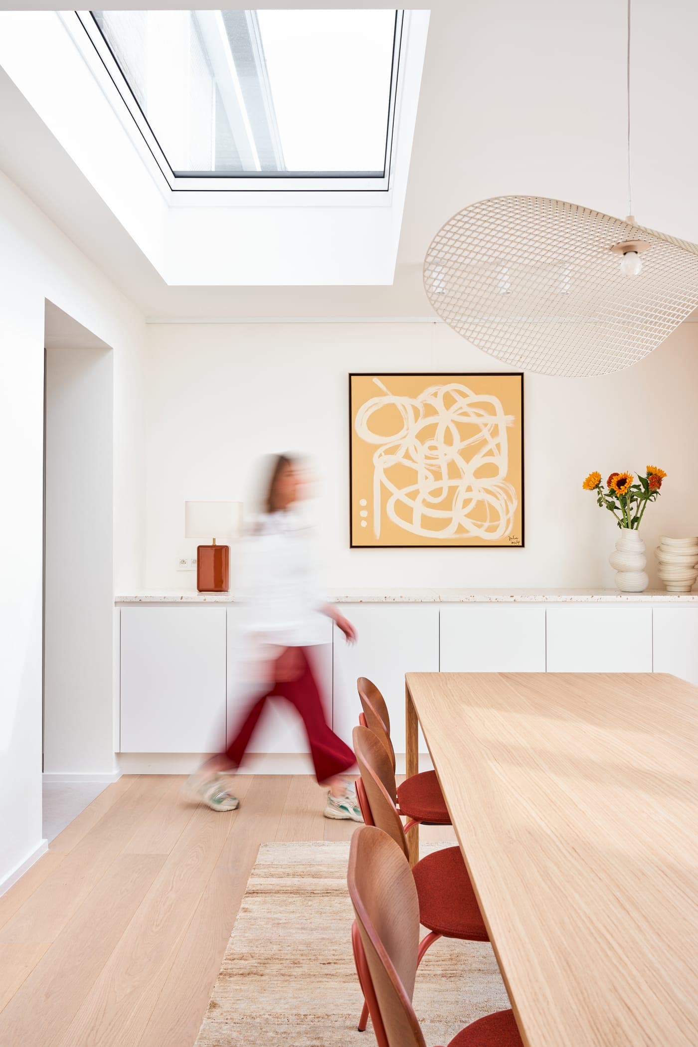 A space finished in LimePaint by Stoopen & Meeûs.
